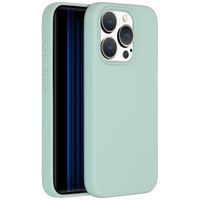 Accezz Cover in silicone liquido con MagSafe Apple iPhone 15 Pro - Sky Blue