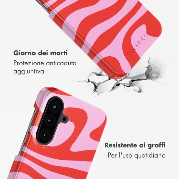 Selencia Cover Posteriore Vivid Samsung Galaxy A57 (5G) - Dream Swirl Pink