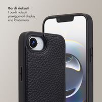Selencia Cover per telefono Nova con cordino e portacarte Apple iPhone 17e / 16e - Nero