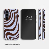 Selencia Cover Posteriore Vivid Samsung Galaxy S24 - Dream Swirl Chocolate
