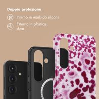Selencia Cover posteriore Vivid con MagSafe Samsung Galaxy S25 - Cosmic Orchid