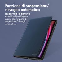 Accezz Cover Tablet Classica Samsung Galaxy Tab S10 Plus / Tab S9 FE Plus / Tab S9 Plus - Blu scuro