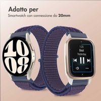imoshion Cinturino in nylon  - Attacco universale 20 mm - Indigo