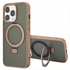 Accezz Cover con anello e supporto con MagSafe Apple iPhone 13 Pro - Marrone