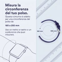 imoshion Cinturino in nylon Samsung Galaxy Watch 9 (40/44mm) / Watch 8 (40/44mm) / Classic (46mm) - Marine Blue