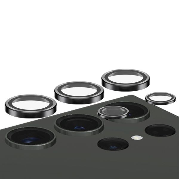 PanzerGlass Pellicole protettive fotocamera Hoops Optic Rings Samsung Galaxy S24 Ultra - Nero