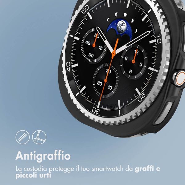 imoshion Cover rigida Bumper Samsung Galaxy Watch 8 Classic (46 mm) - Nero