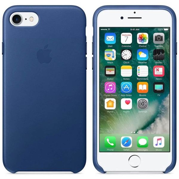 Apple Cover in pelle Apple iPhone SE (2022 / 2020) / 8 / 7 / 6(s) - Sapphire