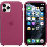 Apple Cover in Silicone Apple iPhone 11 Pro - Pomegranate