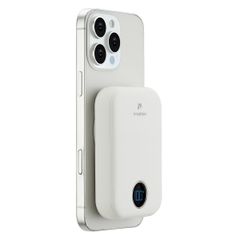 imoshion Powerbank Magnetic 10.000 mAh - Powerbank wireless - Bianco