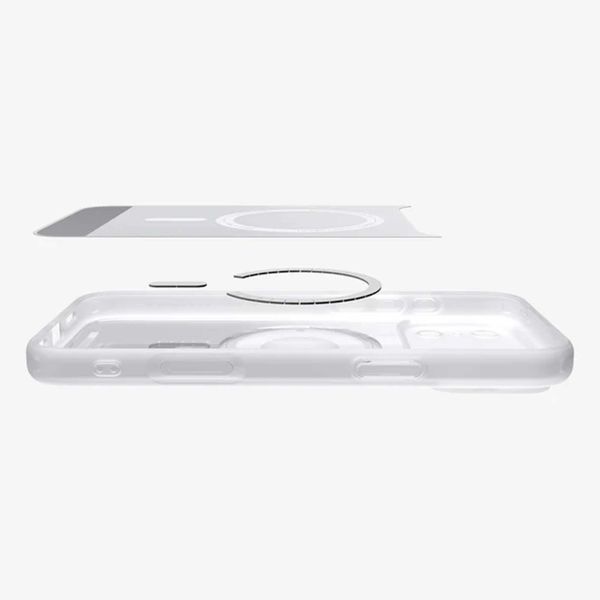 Spigen Cover Posteriore Ultra Ibrida con MagSafe Apple iPhone 17 Pro - Classic Silver
