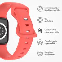 imoshion Cinturino in silicone⁺ Apple Watch | 44/45/46/49 mm - Taglia M/L - Coral