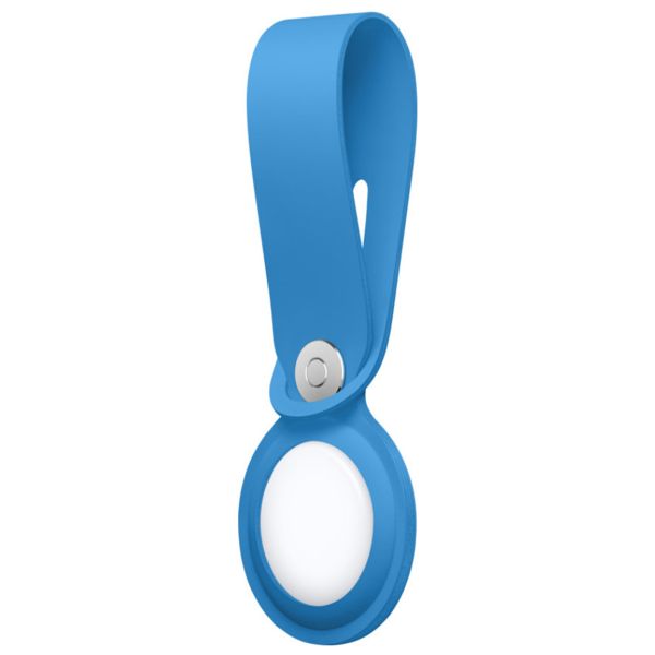 Apple Anello in silicone Apple AirTag - Capri Blue