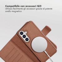 Selencia Libreria rimovibile Olyn con MagSafe Samsung Galaxy S26 Plus - Marrone