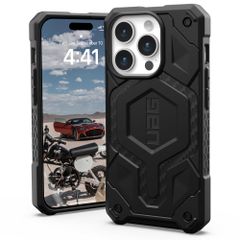 UAG Cover Posteriore Monarch Pro Apple iPhone 15 Pro - Carbon Fiber