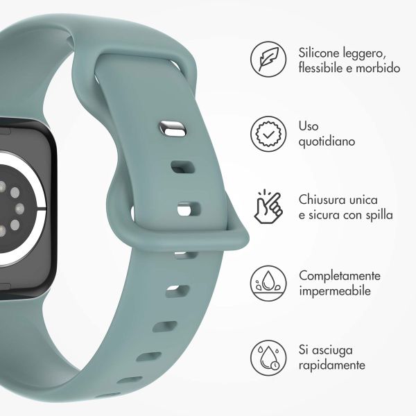imoshion Cinturino in silicone⁺ Apple Watch | 44/45/46/49 mm - Taglia M/L - Cactus