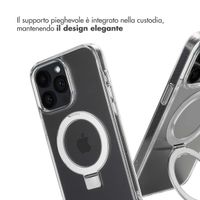 Accezz Cover con anello e supporto con MagSafe Apple iPhone 14 Pro Max - Trasparente