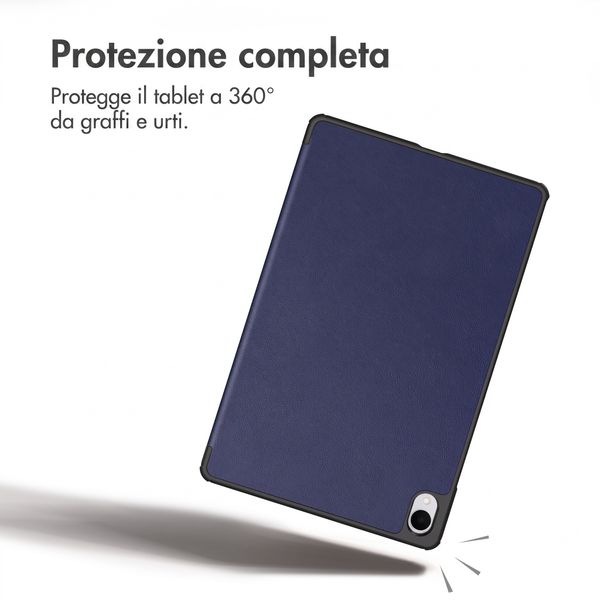 imoshion Cover a libro Trifold Samsung Galaxy Tab S11 - Blu scuro