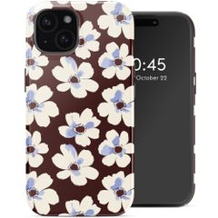 Selencia Cover posteriore Vivid con MagSafe Apple iPhone 15 - Choco Flower Pop