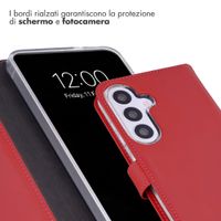 Selencia Cover a libro in vera pelle Samsung Galaxy S26 FE - Rosso
