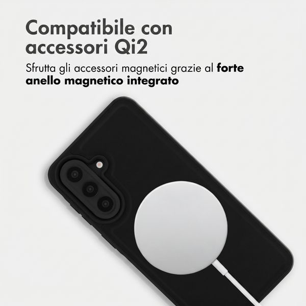 Accezz Backcover Edge con MagSafe Samsung Galaxy A57 (5G) - Nero