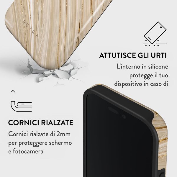 Burga Cover Posteriore Resistente Apple iPhone 16 - Full Glam