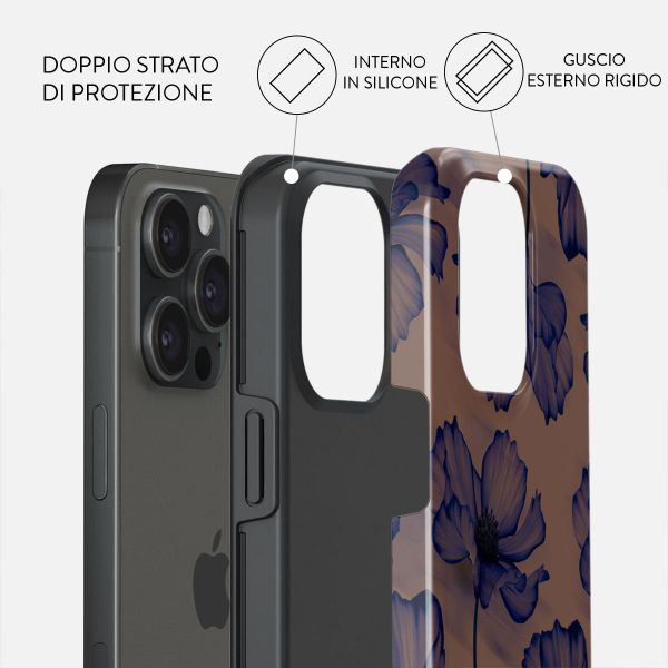 Burga Cover Posteriore Resistente Apple iPhone 15 Pro - Velvet Night