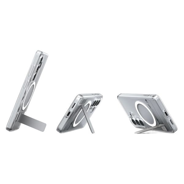 Spigen Cover Ultra Hybrid S con MagSafe Samsung Galaxy S26 - Clear / White