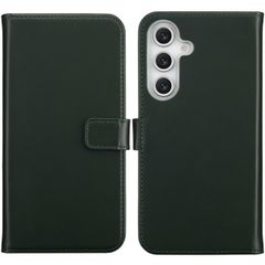 Selencia Cover a libro in vera pelle Samsung Galaxy S25 FE - Verde