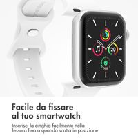 imoshion Cinturino in silicone⁺ Apple Watch | 44/45/46/49 mm - Taglia M/L - Bianco