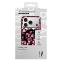iDeal of Sweden Cover Trasparente con MagSafe Apple iPhone 16e / 15 / 14 / 13 - Cherry Crush