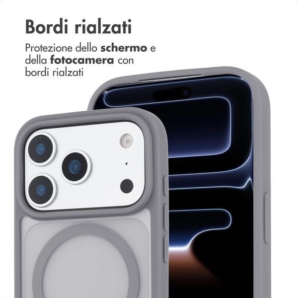 imoshion Cover posteriore Color Guard con MagSafe Apple iPhone 17 Pro - Grigio