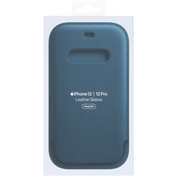 Apple Sleeve in Pelle iPhone 12 (Pro) - Baltic Blue
