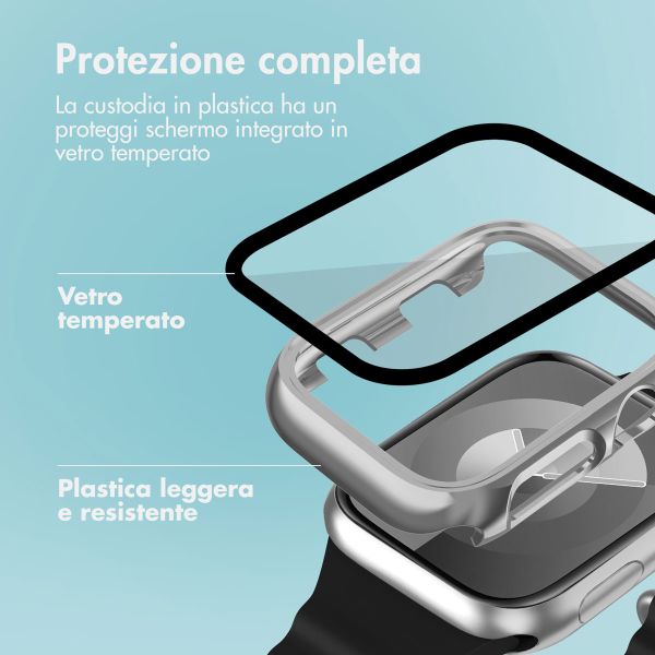 imoshion Cover rigida integrale lucida Apple Watch 1 / 2 / 3 - 42 mm - Argento