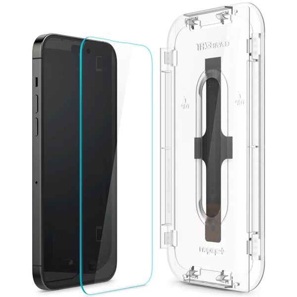 Spigen Vetro temperato GLAStR EZ Fit, confezione da 2 + Applicatore Apple iPhone 14 Pro