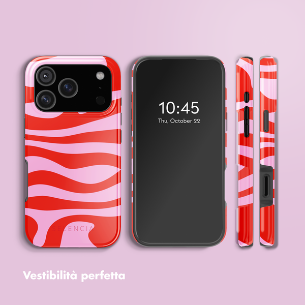 Selencia Cover posteriore Vivid con MagSafe Apple iPhone 17 Pro - Dream Swirl Pink