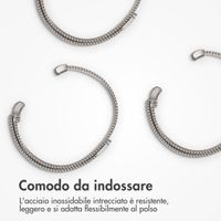 imoshion Cinturino milanese magnetico Samsung Galaxy Watch 8 (40/44mm) / Classic (46mm) - Luce stellare