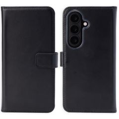 Selencia Cover a libro in vera pelle Samsung Galaxy S26 Plus - Nero