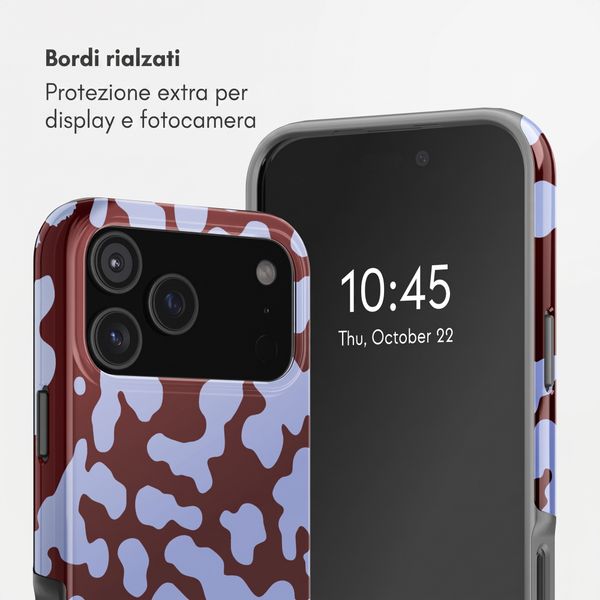 Selencia Cover Posteriore Vivid Apple iPhone 17 Pro - Moo'd Lavender Glow