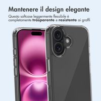 imoshion Cover posteriore protettiva Apple iPhone 16 Plus - Trasparente