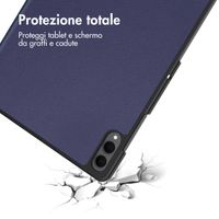 imoshion Cover a libro Trifold Samsung Galaxy Tab S11 Ultra - Blu scuro