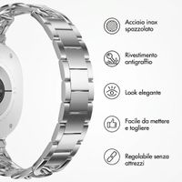 Selencia Cinturino Chain Samsung Galaxy Watch 9 (40/44mm) / Watch 8 (40/44mm) / Classic (46mm) - Argento