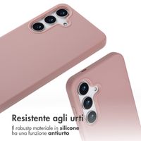 imoshion Cover in Silicone con Cordino Samsung Galaxy S25 Plus - Sand Pink