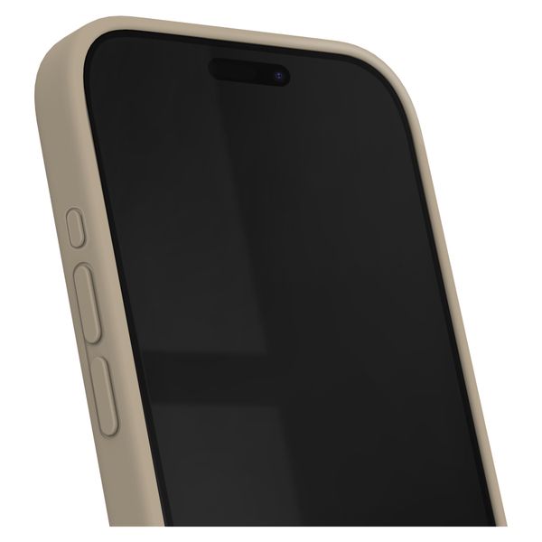 iDeal of Sweden Cover in silicone con MagSafe Apple iPhone 15 Pro Max - Beige