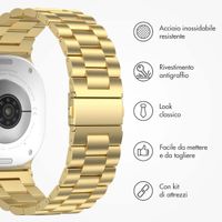 imoshion Cinturino in acciaio Samsung Galaxy Watch 8 (40/44mm) / Classic (46mm) - Oro