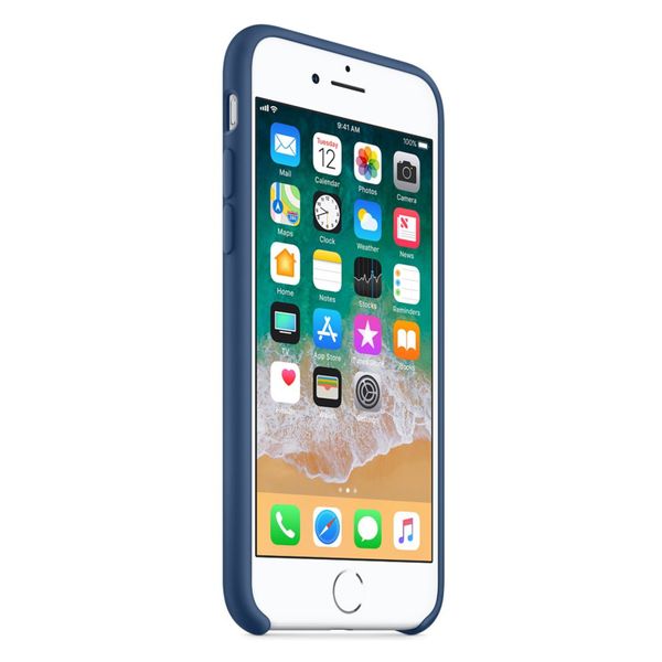 Apple Cover in Silicone Apple iPhone SE (2022 / 2020) / 8 / 7 - Blue Cobalt
