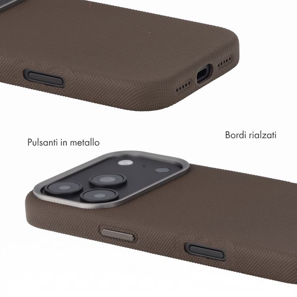 Accezz Cover Mesh con MagSafe Apple iPhone 17 Pro - Marrone
