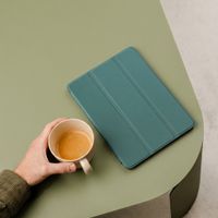 imoshion Cover a libro Trifold Apple iPad 11 (2025) 11 pollici A16 / iPad 10 (2022) 10.9 pollici - Verde scuro