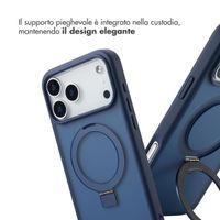 Accezz Cover con anello e supporto con MagSafe Apple iPhone 17 Pro - Blu