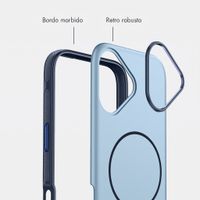 imoshion Cover posteriore Color con Thin MagSafe Ring Apple iPhone 17 - Blu scuro